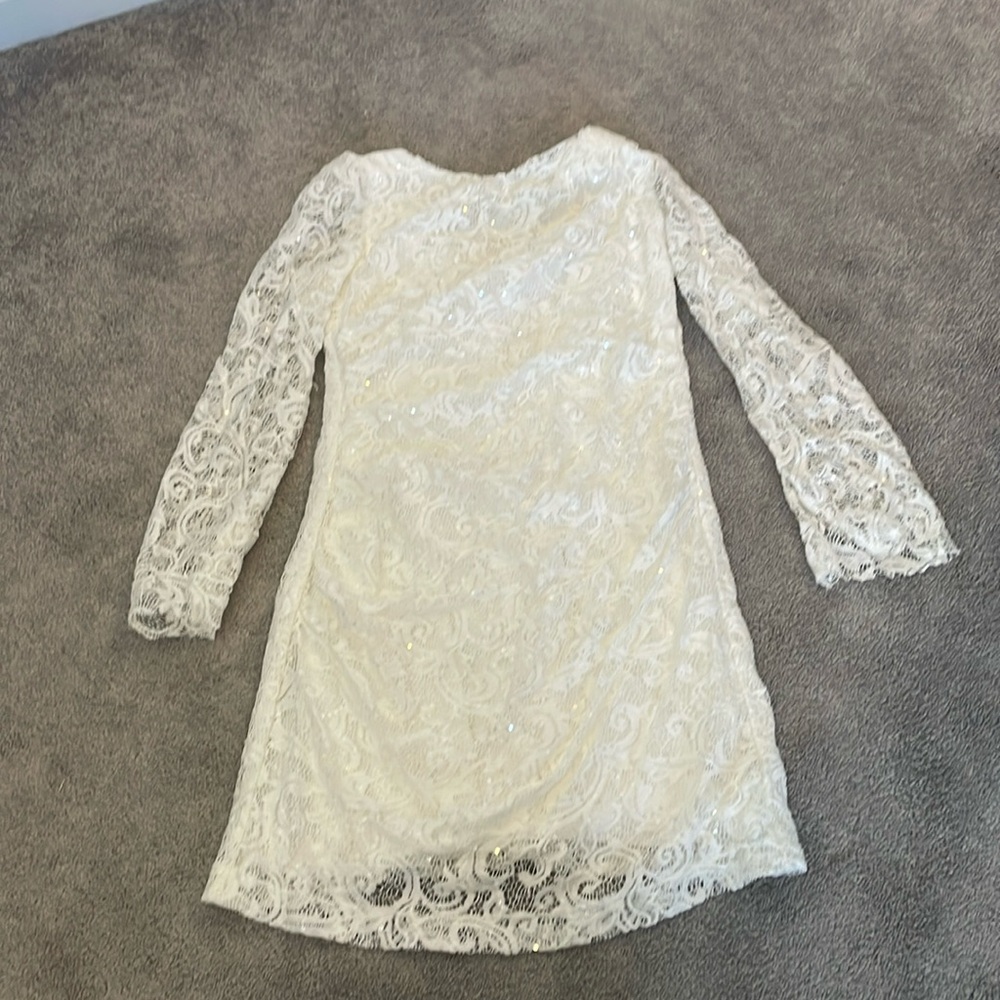 Women’s white sequin dress